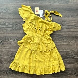 Selling Sunset Mustard Dress